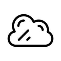 nube icono vector símbolo diseño ilustración