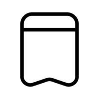 Bookmark Icon Vector Symbol Design Illustration