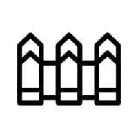 Fence Icon Vector Symbol Design Illustration