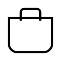 bolso icono vector símbolo diseño ilustración