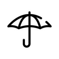 Umbrella Icon Vector Symbol Design Illustration