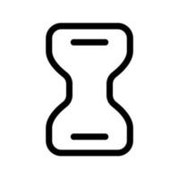Sand Timer Icon Vector Symbol Design Illustration