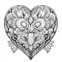 Heart Coloring Pages photo