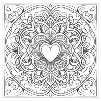 Heart Coloring Pages photo