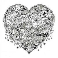 Heart Coloring Pages photo