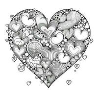 Heart Coloring Pages photo