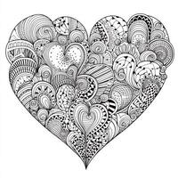 Heart Coloring Pages photo