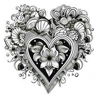 Heart Coloring Pages photo