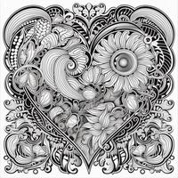 Heart Coloring Pages photo