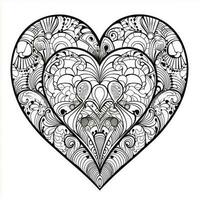 Heart Coloring Pages photo