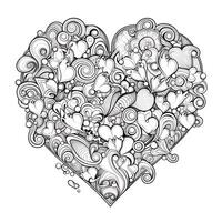 Heart Coloring Pages photo