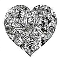 Heart Coloring Pages photo