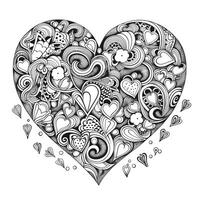 Heart Coloring Pages photo