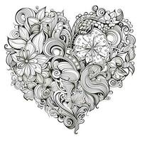 Heart Coloring Pages photo