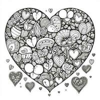 Heart Coloring Pages photo