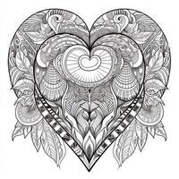 Heart Coloring Pages photo