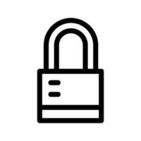 Lock Icon Vector Symbol Design Illustration