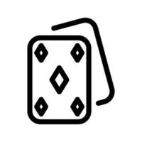 jugando tarjetas icono vector símbolo diseño ilustración
