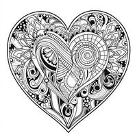 Heart Coloring Pages photo