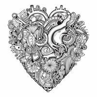 Heart Coloring Pages photo