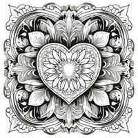 Heart Coloring Pages photo