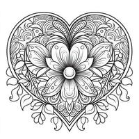 Heart Coloring Pages photo