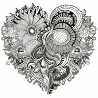 Heart Coloring Pages photo