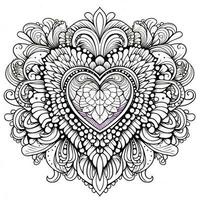 Heart Coloring Pages photo