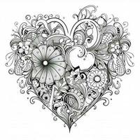 Heart Coloring Pages photo