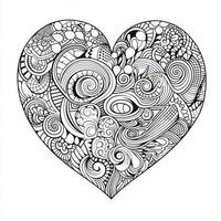 Heart Coloring Pages photo