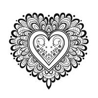 Heart Coloring Pages photo