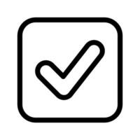 Checkbox Icon Vector Symbol Design Illustration