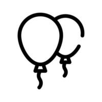 Balloons Icon Vector Symbol Design Illustration