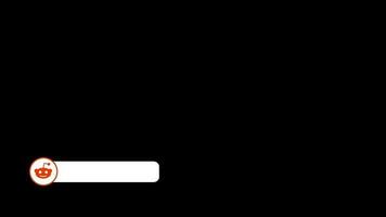 reddit logotipo animação, animado reddit ícone, social meios de comunicação ícone mais baixo terceiro com moderno animação livre vídeo video