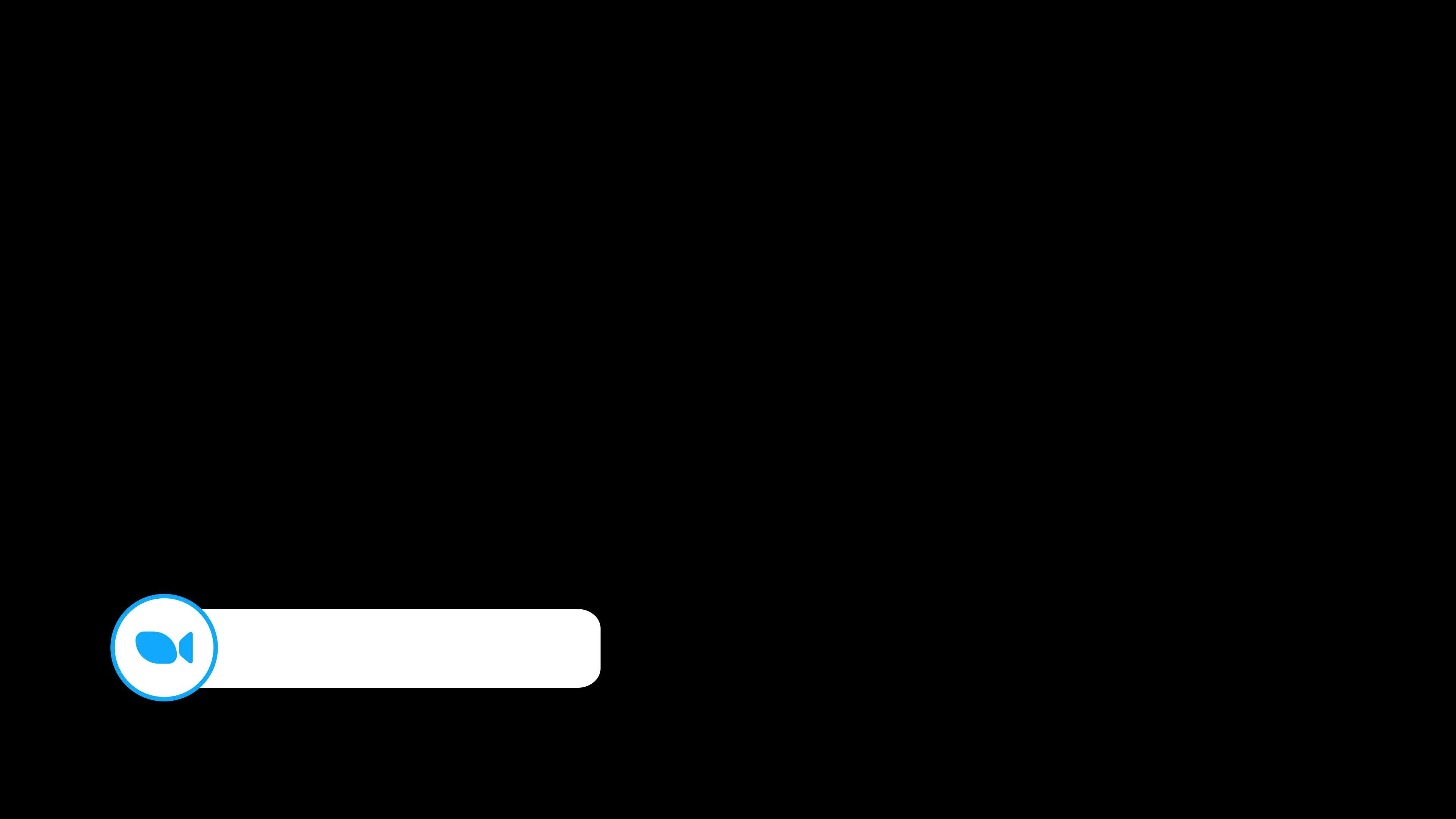 zoom logo animation, Animated zoom icon, social media icon lower third