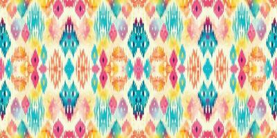 Seamless batik pattern,Seamless tribal batik pattern,and Seamless colorful pattern resemble ethnic boho, Aztec,and ikat styles.designed for use in wallpaper,fabric,curtain,carpet,Batik Embroidery vector