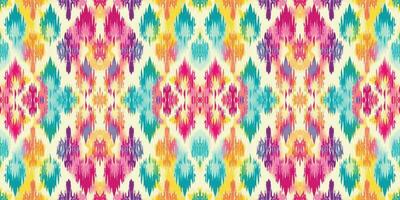 Seamless batik pattern,Seamless tribal batik pattern,and Seamless colorful pattern resemble ethnic boho, Aztec,and ikat styles.designed for use in wallpaper,fabric,curtain,carpet,Batik Embroidery vector
