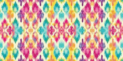 Seamless batik pattern,Seamless tribal batik pattern,and Seamless colorful pattern resemble ethnic boho, Aztec,and ikat styles.designed for use in wallpaper,fabric,curtain,carpet,Batik Embroidery vector