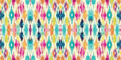 Seamless batik pattern,Seamless tribal batik pattern,and Seamless colorful pattern resemble ethnic boho, Aztec,and ikat styles.designed for use in wallpaper,fabric,curtain,carpet,Batik Embroidery vector
