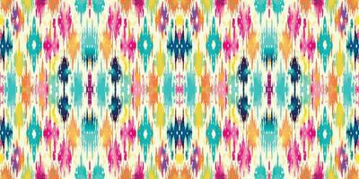 Seamless batik pattern,Seamless tribal batik pattern,and Seamless colorful pattern resemble ethnic boho, Aztec,and ikat styles.designed for use in wallpaper,fabric,curtain,carpet,Batik Embroidery vector