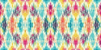 Seamless batik pattern,Seamless tribal batik pattern,and Seamless colorful pattern resemble ethnic boho, Aztec,and ikat styles.designed for use in wallpaper,fabric,curtain,carpet,Batik Embroidery vector