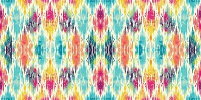 Seamless batik pattern,Seamless tribal batik pattern,and Seamless colorful pattern resemble ethnic boho, Aztec,and ikat styles.designed for use in wallpaper,fabric,curtain,carpet,Batik Embroidery vector