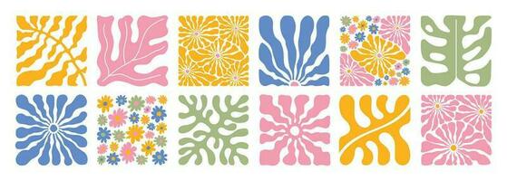 abstract organic shape in trendy element vector