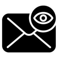 spy glyph icon vector