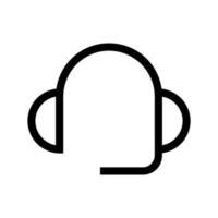 Headphone Icon Vector Symbol Design Illustration