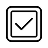 Checkbox Icon Vector Symbol Design Illustration