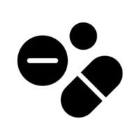 Pills Icon Vector Symbol Design Illustration