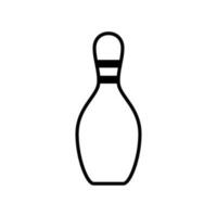 Bowling Striking Victory icon vector design templates
