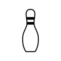 Bowling Striking Victory icon vector design templates