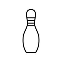 Bowling Striking Victory icon vector design templates